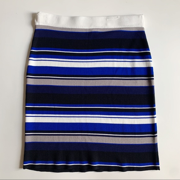 Ivanka Trump Dresses & Skirts - Ivanka Trump NWT Knit Striped Pencil Skirt Size M